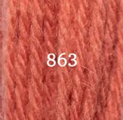 Appleton Tapestry Wool - 11 Yd Skein - Coral Color 863