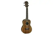 Tiki '9 Series' Koa Solid Top Concert Ukulele with Hard Case (Natural Satin)