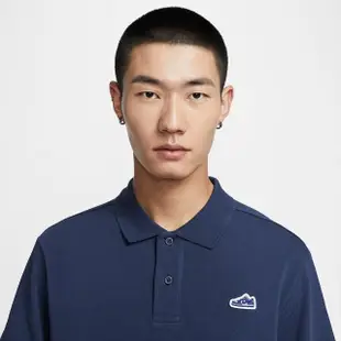 【NIKE 耐吉】上衣 男款 短袖上衣 運動 POLO衫 AS M NK CLUB PQ POLO GCEL 藍 HJ3960-410