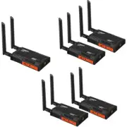 200m Wireless Display Video Transmitter Receiver HDMI Extender for Camera PC TV