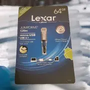 Lexar 64GB JumpDrive C20m Mirco-USB+ USB 3.1 Flash Drive