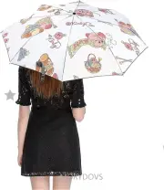 Kirby Folding Umbrella Sturdy 8-bone One-touch UV