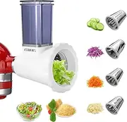 Vegetable Slicer Accessory for KitchenAid Food Processor Pastry Maker Accessories for Chopper, Cheese Grater, Cutter, Fruit Cutter, Vegetable Slicer, Add to Salad Bowl