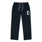 【CONVERSE】ESSENTIAL SWEATPANT 女款 黑色 休閒 運動 鬆緊腰 長褲 10026554-A01