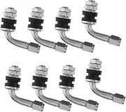 CHILDWEET Motorcycle Tire Valve Extensions Pcs Bend Valve Stems for Scooter Bicycle Easy Installation