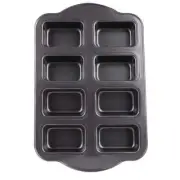 Daily Bake Non Stick 8 Cup Mini Loaf Pan Easy Clean Up Dishwasher Safe Easy Grip