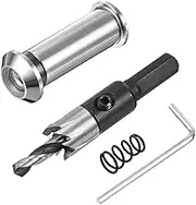 uxcell 1/2" Door Viewer Peephole, Zinc Alloy Privacy Door Viewer, 180-Degree Fits 1-3/8" to 2-3/8" Door with 12mm/0.47" Drill Bit for Security, Silver
