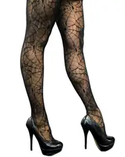Spider Web Halloween Stockings Tights