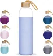 Wilfred Eco Premium Bpa-Free Glass Water Bottle – 1 Litre | Reusable & Leak-Proo
