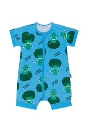 [Bonds] Bonds Newbies Zip Romper Size: 0-3 Months, Cotton 0-3 Months Multicolor