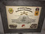 12TH U.S. CAVALRY REGIMENT / COMMEMORATIVE - CERTIFICATE OF COMMENDATION