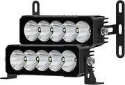 6 inch Led Light Bar,100W Led Driving Lights,Motorcycle Spot Light,Led Fog Lights,Led 4x4 Offroad Lights for Trucks Cars Boat ATV UTV Ditch Lights