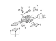 Mercedes Benz Genuine C63 AMG C350 C250 2012-2015 Steering Column 2044604816