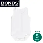 Bonds Multi Pack Baby Infant Wonderbodies Singletsuit Bodysuit Wondersuit 0000-2