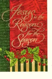 INSPIRATIONAL RELIGIOUS "SACRED SEASON" DELUXE CHRISTMAS CARD by G!WIZ (7)