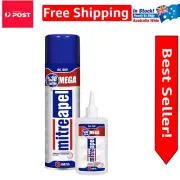 Professional Cyanoacrylate Glue & Activator Spray - Fast Bonding for Woodworking