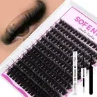 Lash Clusters Kit 80D Fluffy Lash Clusters Kit 10-18Mm Volume Eyelash Clusters D