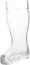 Ciieeo Boots Shaped Glass Cup Retro Design Bar Mug Smooth Surface Easy to Clean for Home Decoration Nightclubs and Parties