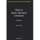 Philo in Early Christian Literature: A Survey