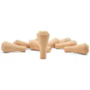 Wooden Smokestacks, 3-1/2" Unfinished Wood Train Part for Crafts | Woodpeckers