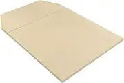 SafBbcue Cordierite Pizza Stone for Ooni Karu16 - Square, Beige - Pizza Oven Stone Replacement - Professional BBQ Brand