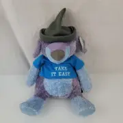 Gund Take it Easy Gunderground Slacker U Snoozy Dog Plush Purple Puppy NEW