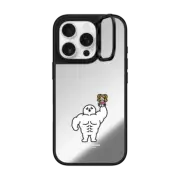 iPhone 16 Pro Mirror Ring Stand Case MagSafe Compatible Strong Love - Plastic Thing