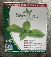 Sweet Leaf Natural Stevia Sweetener with 0 Calories & Carbs Non GMO 35 Packets