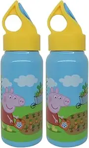 Peppa Pig 473ml Stainless Steel Bottle - 2 pack