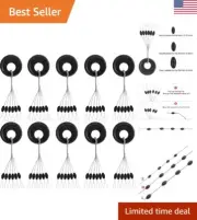 1200 Pieces Small Bobber Beads Stopper - Versatile Fishing Float Sinker Stops