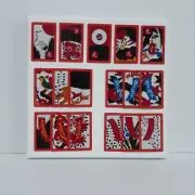 Korea's Unique Card Game GoStop Card Game Design Frame with Canvas Frame