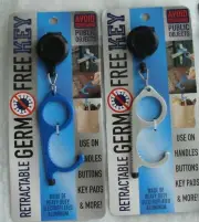 NEW Set Of 2 Retractable Safety Tool Key Chain Safe Use When Gambling Casino