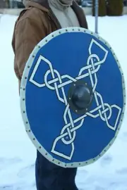 Round Archer's Bow & Arrow ARCHERY SHIELD -- sca/medieval/robin hood/armor