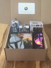 Star Wars The Mandalorian Gift Box Men Women Teen Shirt Socks Glass Puzzle