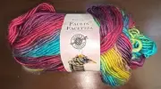 Loops & Threads Facets Yarn Skein Rainbow Colors 100% Acrylic New