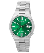 Citizen Tsuyosa Stainless Steel Green Dial Automatic NJ0150-81X 50M Mens Watch