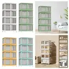 Portable Clothes Closet Wardrobe for Shirts Shoes Garments