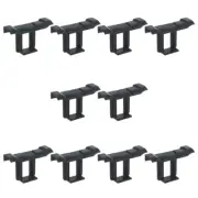 10 Pcs Home Solar Panel Frame Black Water Drained Away Clip