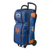 KR Strikeforce MLB New York Mets 3 Ball Roller Bowling Bag