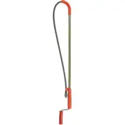TELE-TUBE Drain Snake Teletube Closet Auger 6' Durable Double Layer Flexicore