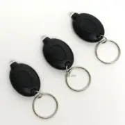 LED Flashlight Keychain 3 Pack Super Bright Mini Key Ring Light
