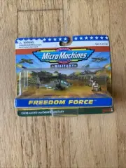 1997 micro machines military freedom force 75290 Helicopter AH-64 Apache Troop