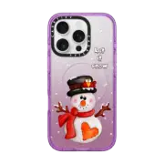 iPhone 16 Pro Impact Case MagSafe Compatible Snowman
