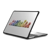 MacBook Air 13-inch (M2 - M4) Impact Case Metal Dinosaur