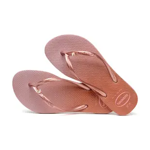 Havaianas 哈瓦仕 拖鞋 夾腳拖 水鑽 漸層 番紅花 Slim Prism 4146128-3544W