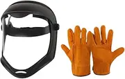 Ｂｅｓｇａ Face Shield Mask Protective Gear Face Protector Workplace Supplies for Grinding Work Logging Brush Cutting Gardening Trimming
