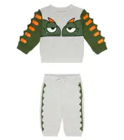 [Stella McCartney Kids] Stella McCartney Kids Baby printed cotton fleece tracksuit M 3 grey