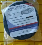 Premium Cap Seal XL 2" x .200" x 23' EPDM Rubber Seal for Truck Cap Camper Shell