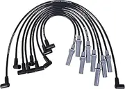 RLP Silicone Spark Plug Wires Set Red 8.0mm Black Compatible with Dodge B1500 2500 3500 D150 250 350 Dakota Durango Ram 1500 2500 3500 Van V8 5.2L/5.9L Replace 4728038AD 4728038AE-Pack of 9