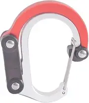 Carabiner Clips, Heavy Duty Hooks, Hybrid Gear Clip -Rotating Hook Clip Non-Locking Strong Clips for Camping Fishing Hiking Travel Backpack Out